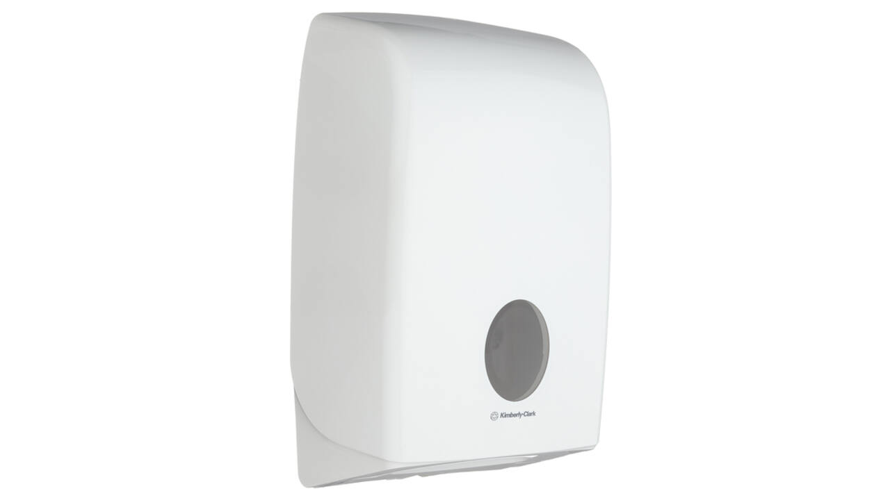 Handdoekdispenser Kimberly Clark Aquarius i-vouw wit 6945