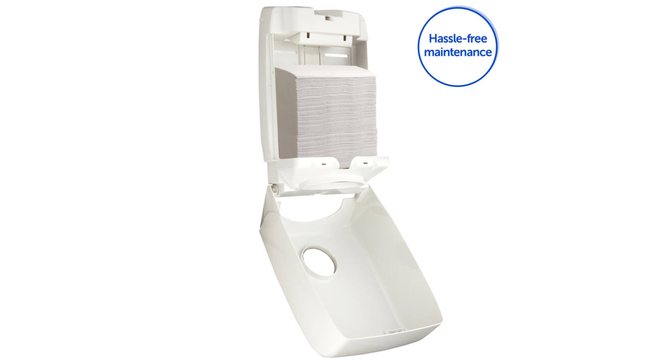 Handdoekdispenser Kimberly Clark Aquarius i-vouw wit 6945