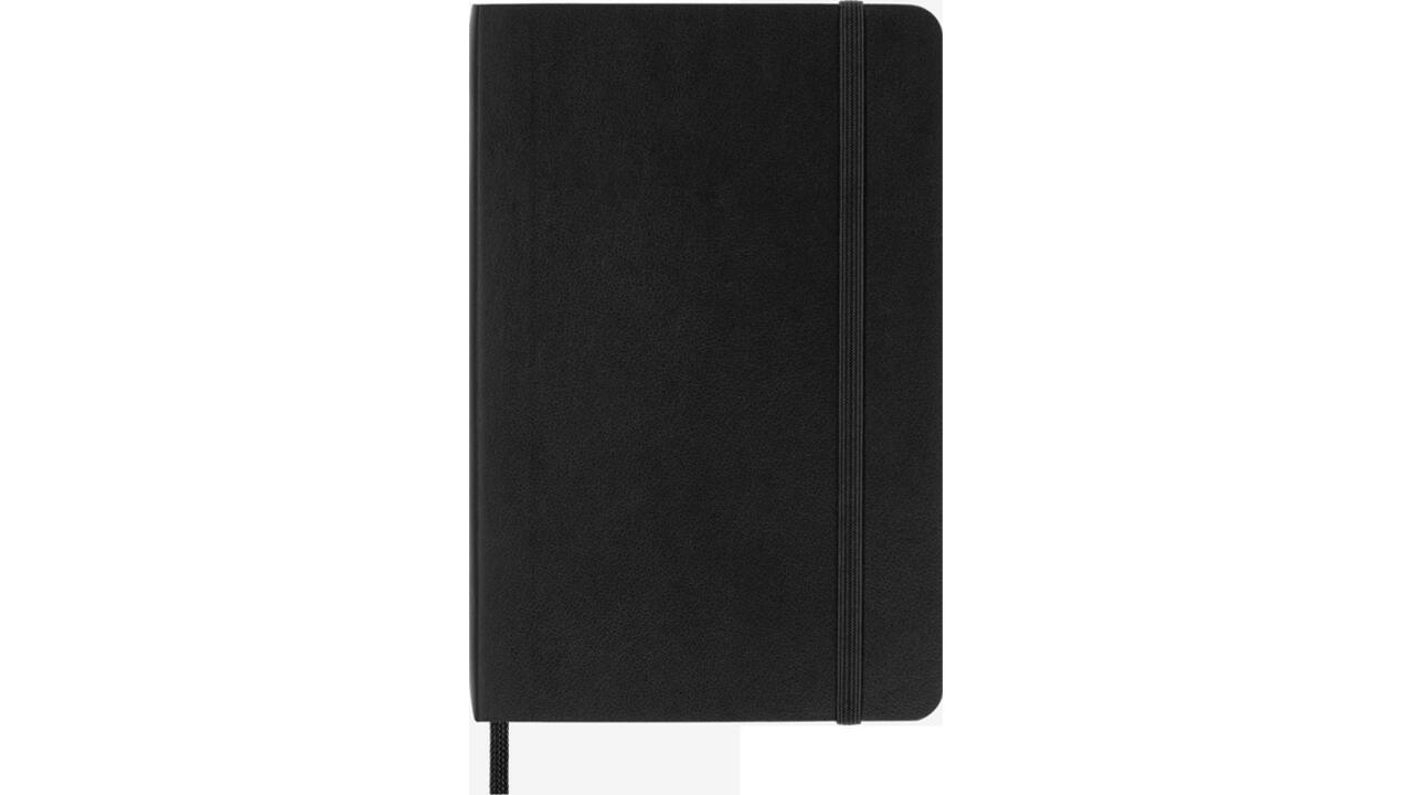 Notitieboek Moleskine pocket 90x140mm dots soft cover zwart