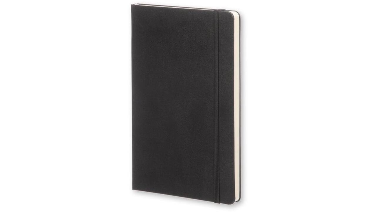 Notitieboek Moleskine large 130x210mm dots hard cover zwart