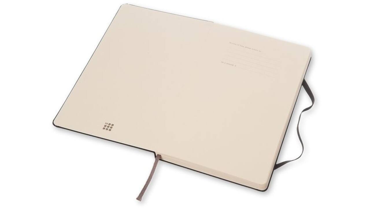 Notitieboek Moleskine large 130x210mm dots hard cover zwart