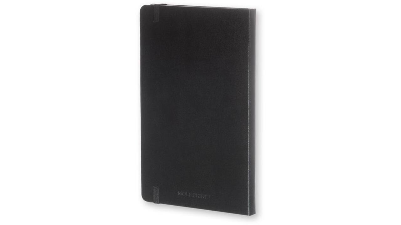 Notitieboek Moleskine large 130x210mm dots hard cover zwart