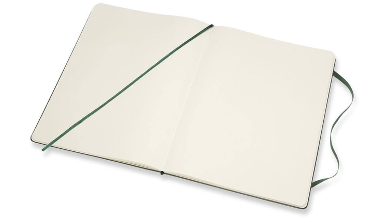 Notitieboek Moleskine XL 190x250mm lijn hard cover zwart