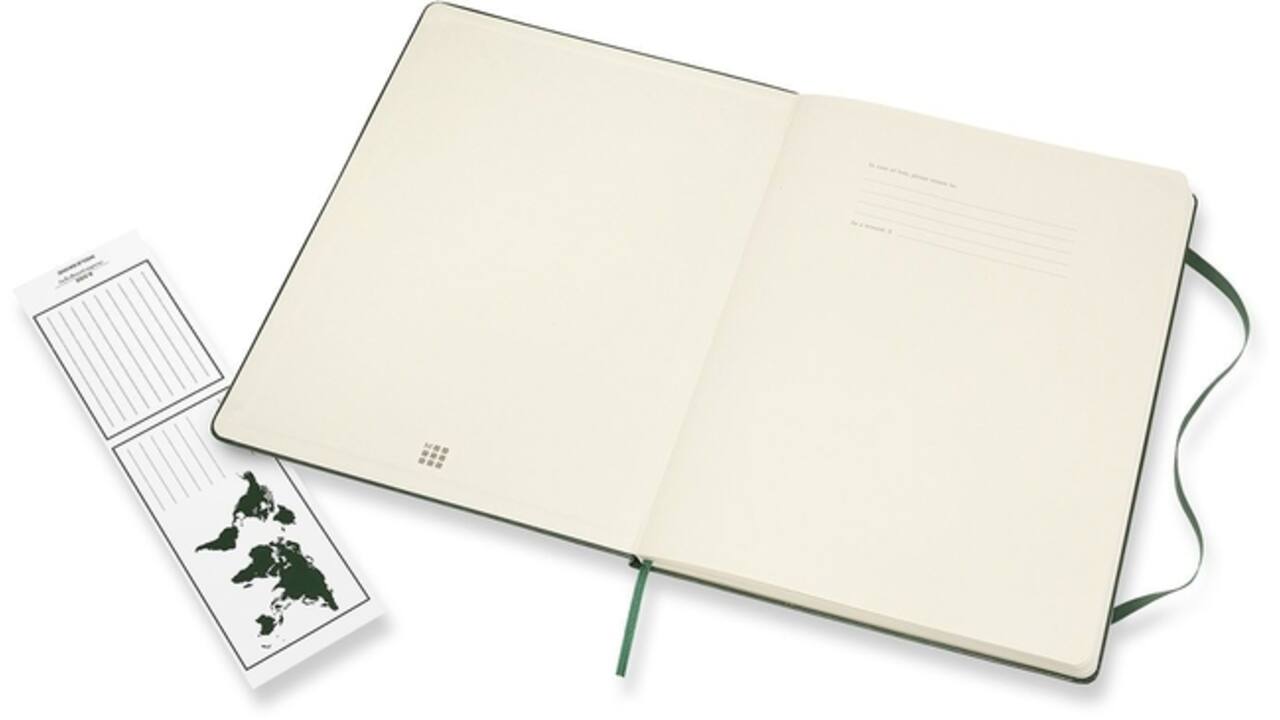 Notitieboek Moleskine XL 190x250mm lijn hard cover zwart
