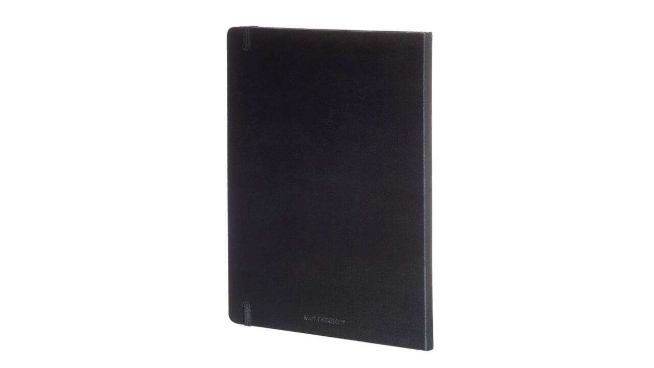 Notitieboek Moleskine XL 190x250mm blanco hard cover zwart