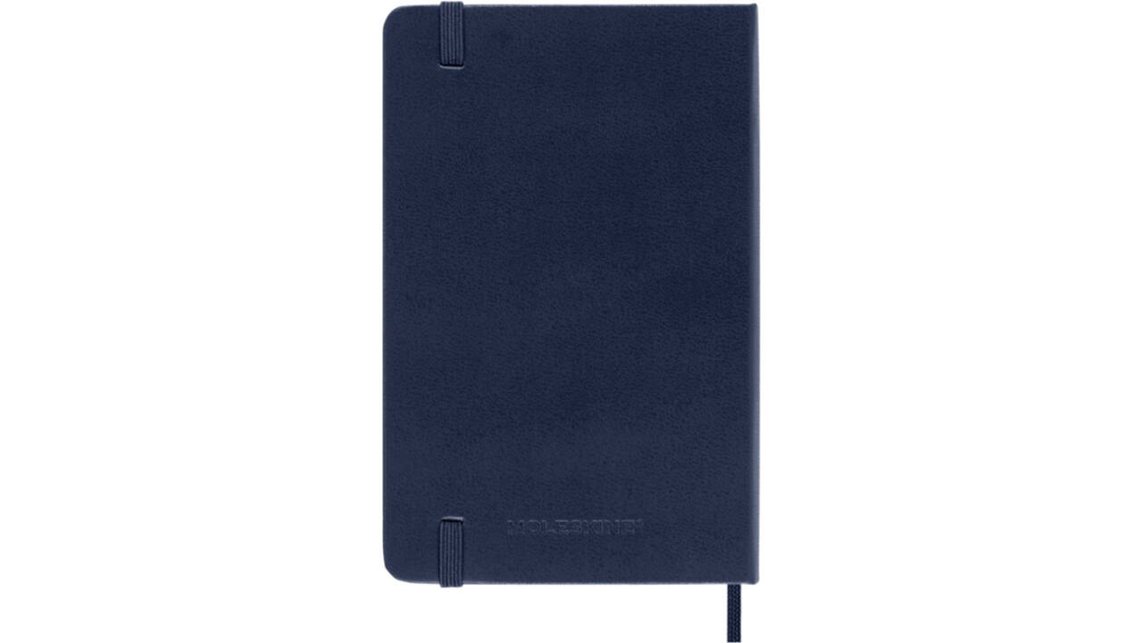 Notitieboek Moleskine pocket 90x140mm lijn hard cover sapphire blue