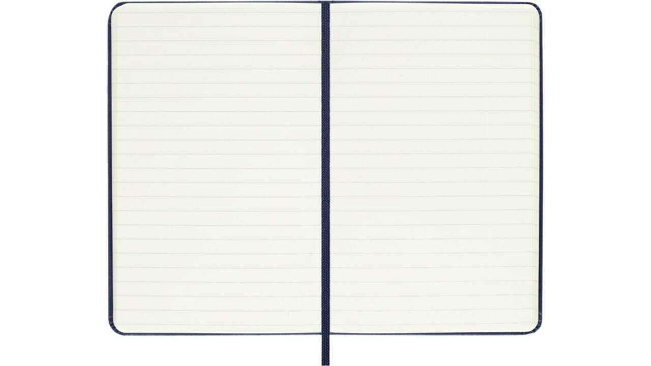 Notitieboek Moleskine pocket 90x140mm lijn hard cover sapphire blue