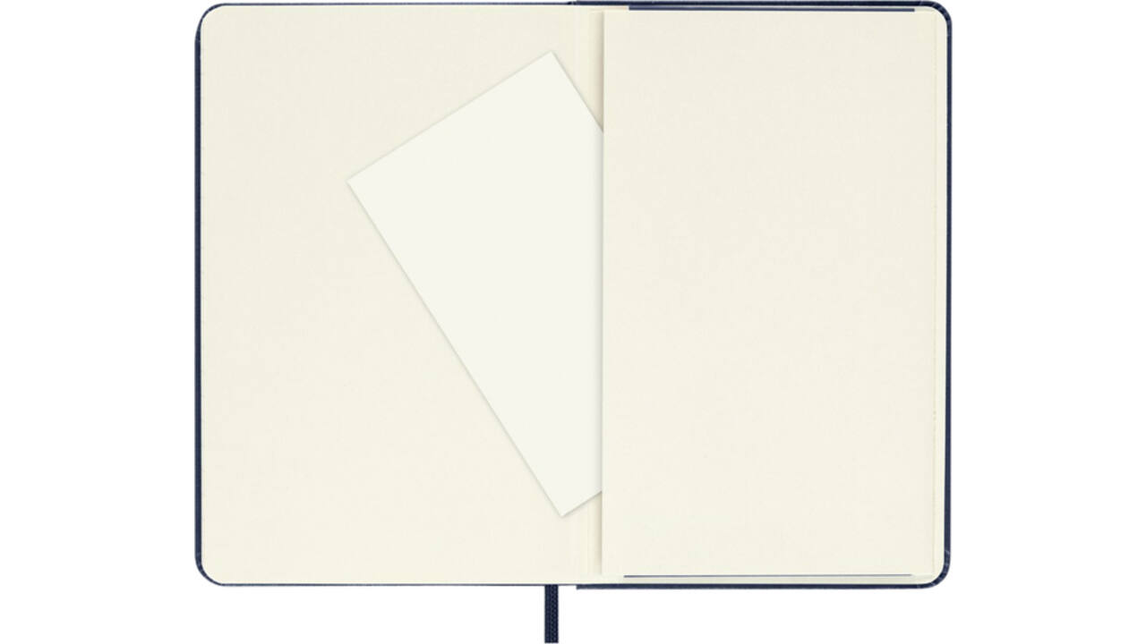 Notitieboek Moleskine pocket 90x140mm lijn hard cover sapphire blue
