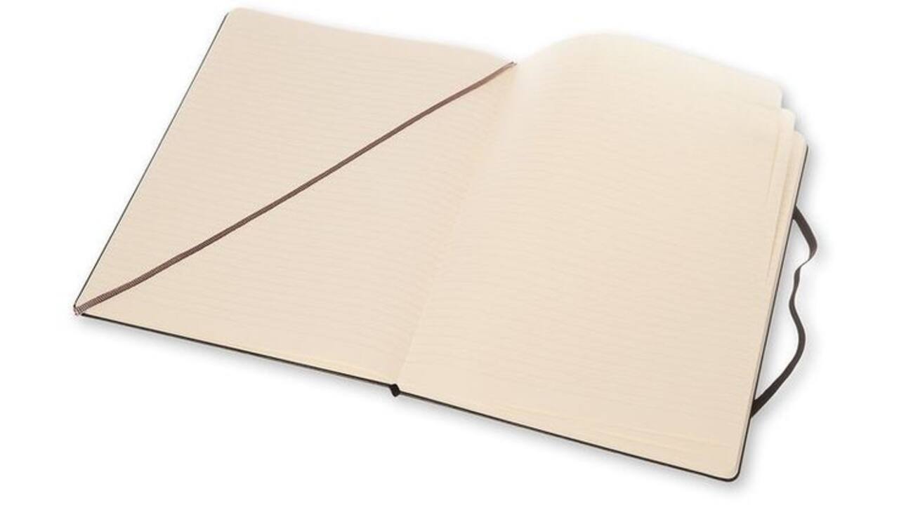 Notitieboek Moleskine pocket 90x140mm ruit 5x5mm hard cover zwart
