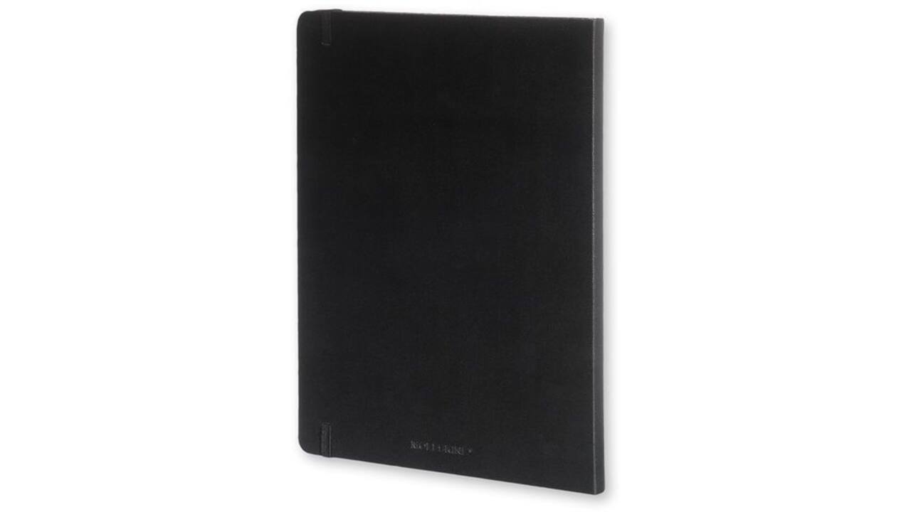 Notitieboek Moleskine pocket 90x140mm ruit 5x5mm hard cover zwart