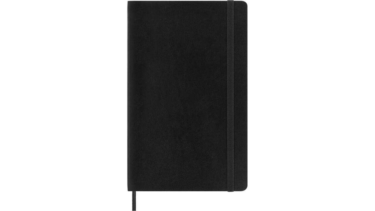 Notitieboek Moleskine large 130x210mm dots soft cover zwart