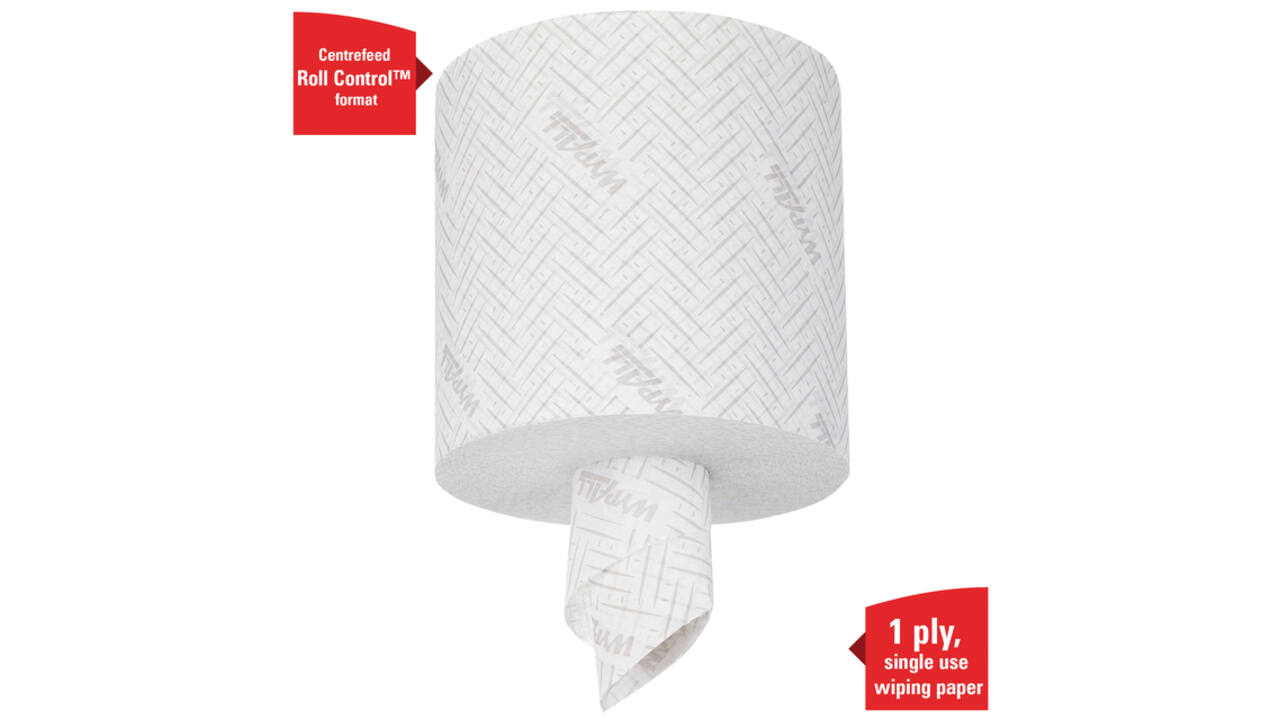Poetspapier WypAll L10 GeneralClean 1-laags 500 vel wit 7406