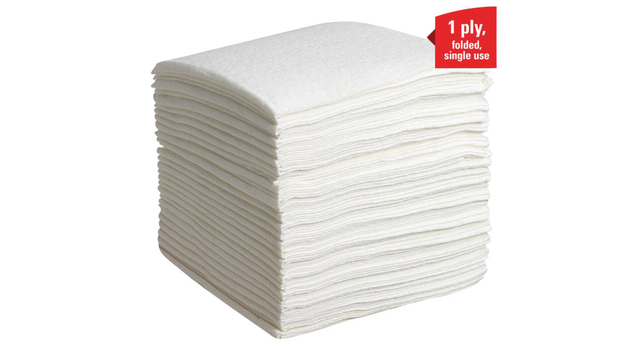 Reinigingsdoek WypAll L40 PowerClean 1-laags 18x56 vel wit 7471