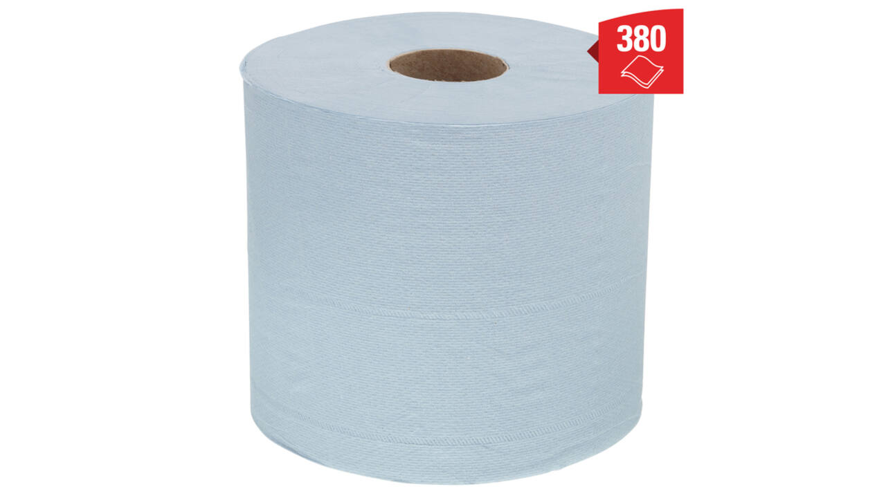 Poetspapier WypAll L20 GeneralClean 2-laags 336 vel blauw 7302