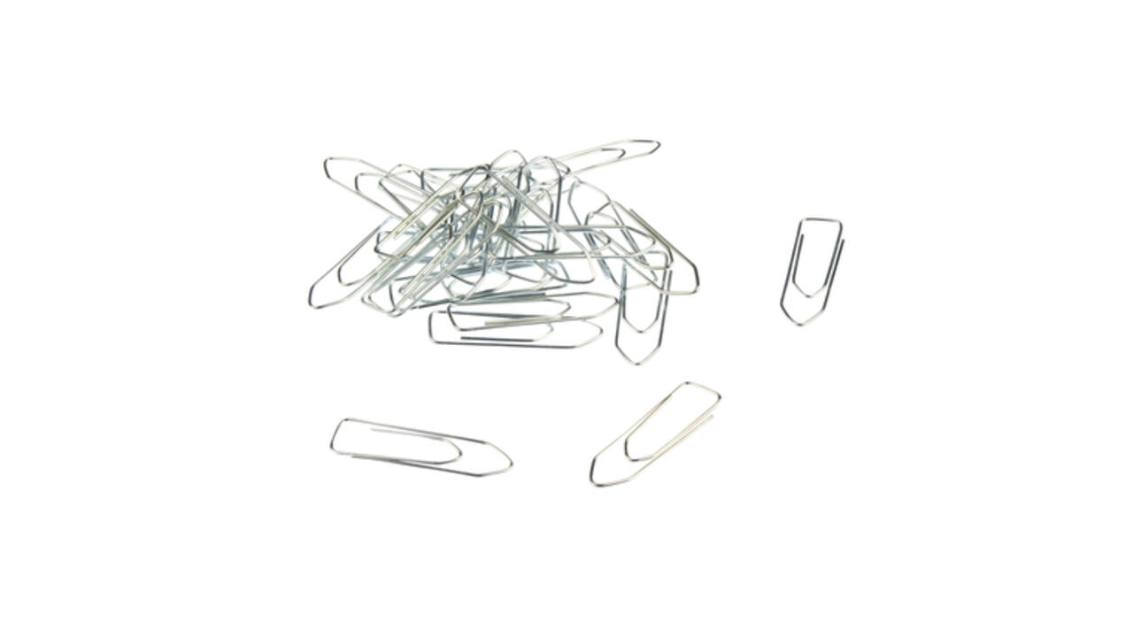 Paperclip Kangaro 32mm hoekig verzinkt doos à 100 stuks