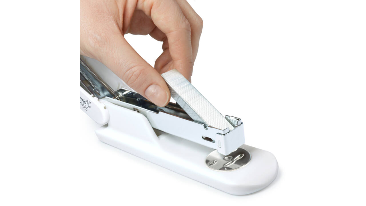 Nietmachine Rapesco Germ-Savvy Less Effort Eco Sting Ray antibacterieel wit