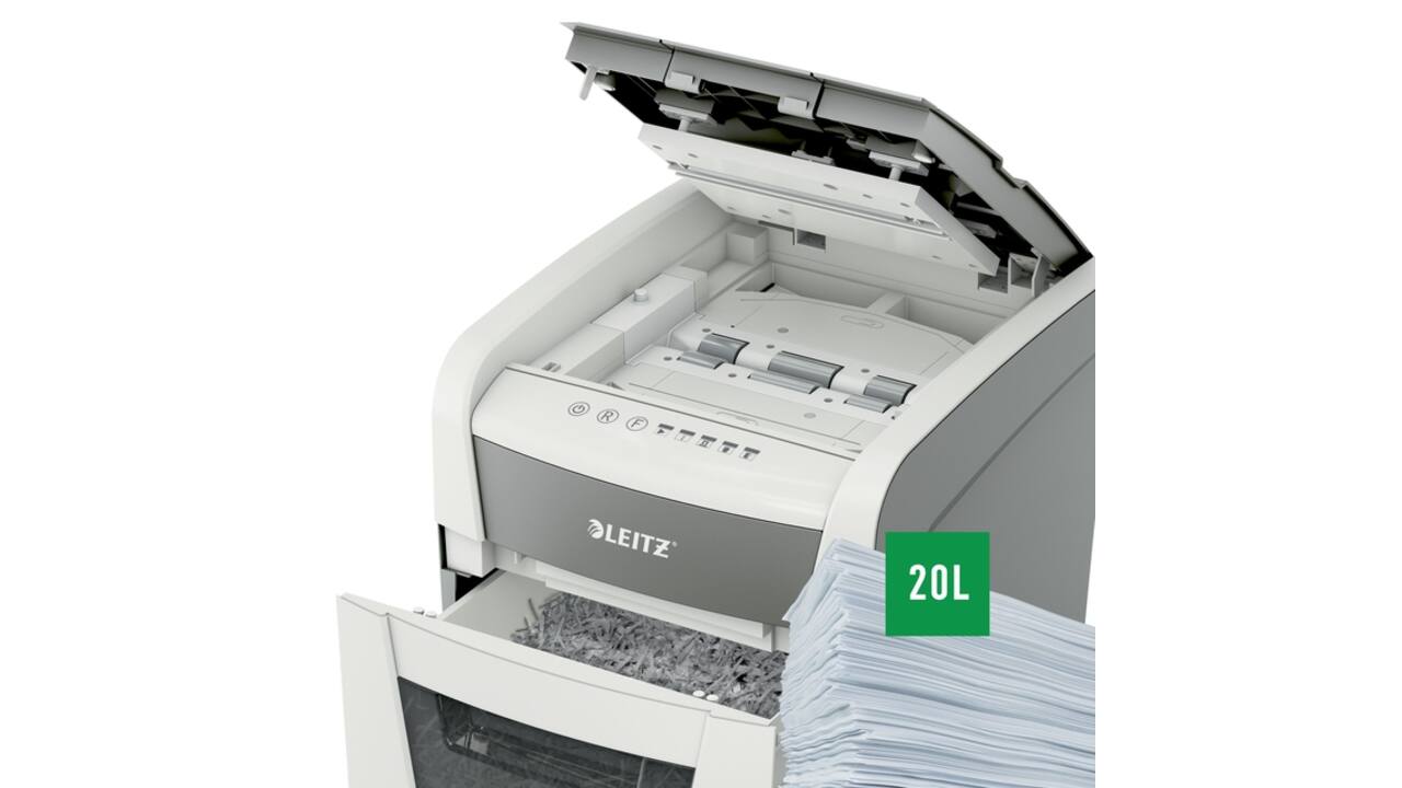 Papiervernietiger Leitz IQ Auto+ Small Office 50X P4 snippers 4x28mm