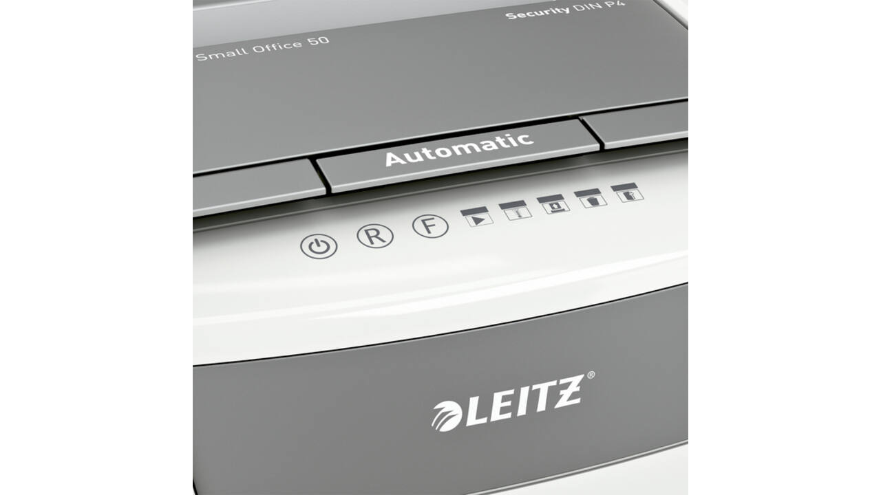 Papiervernietiger Leitz IQ Auto+ Small Office 50X P4 snippers 4x28mm