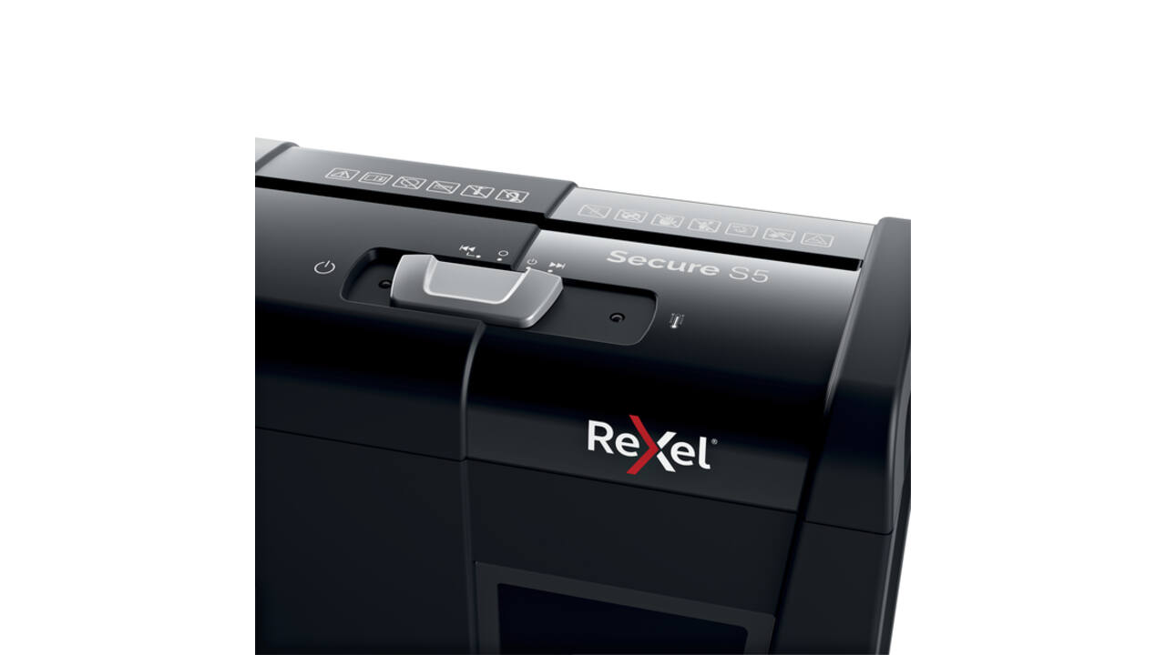 Papiervernietiger Rexel Secure S5 stroken 6mm