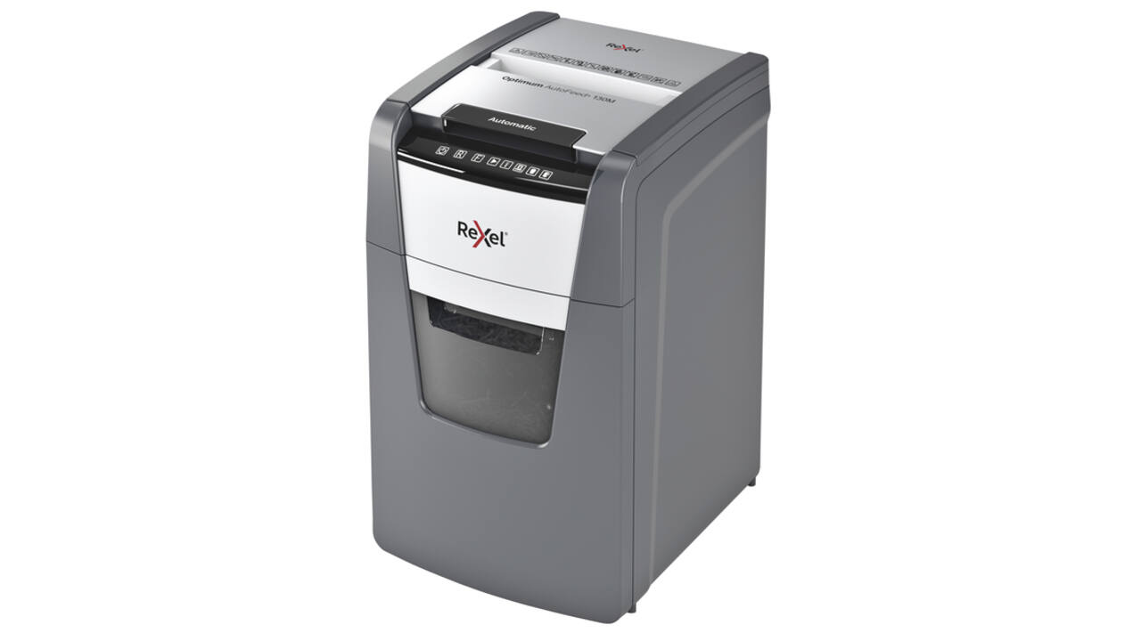 Papiervernietiger Rexel Optimum Auto+ 130M snippers 2x15mm