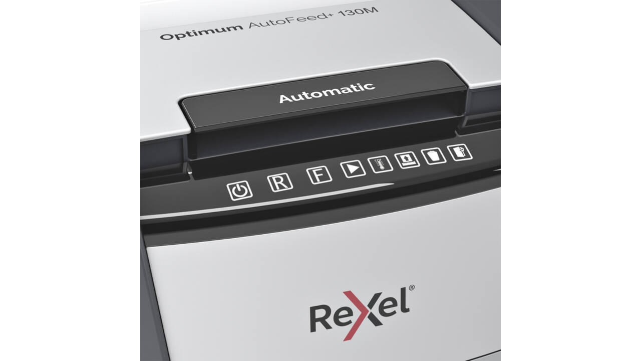 Papiervernietiger Rexel Optimum Auto+ 130M snippers 2x15mm