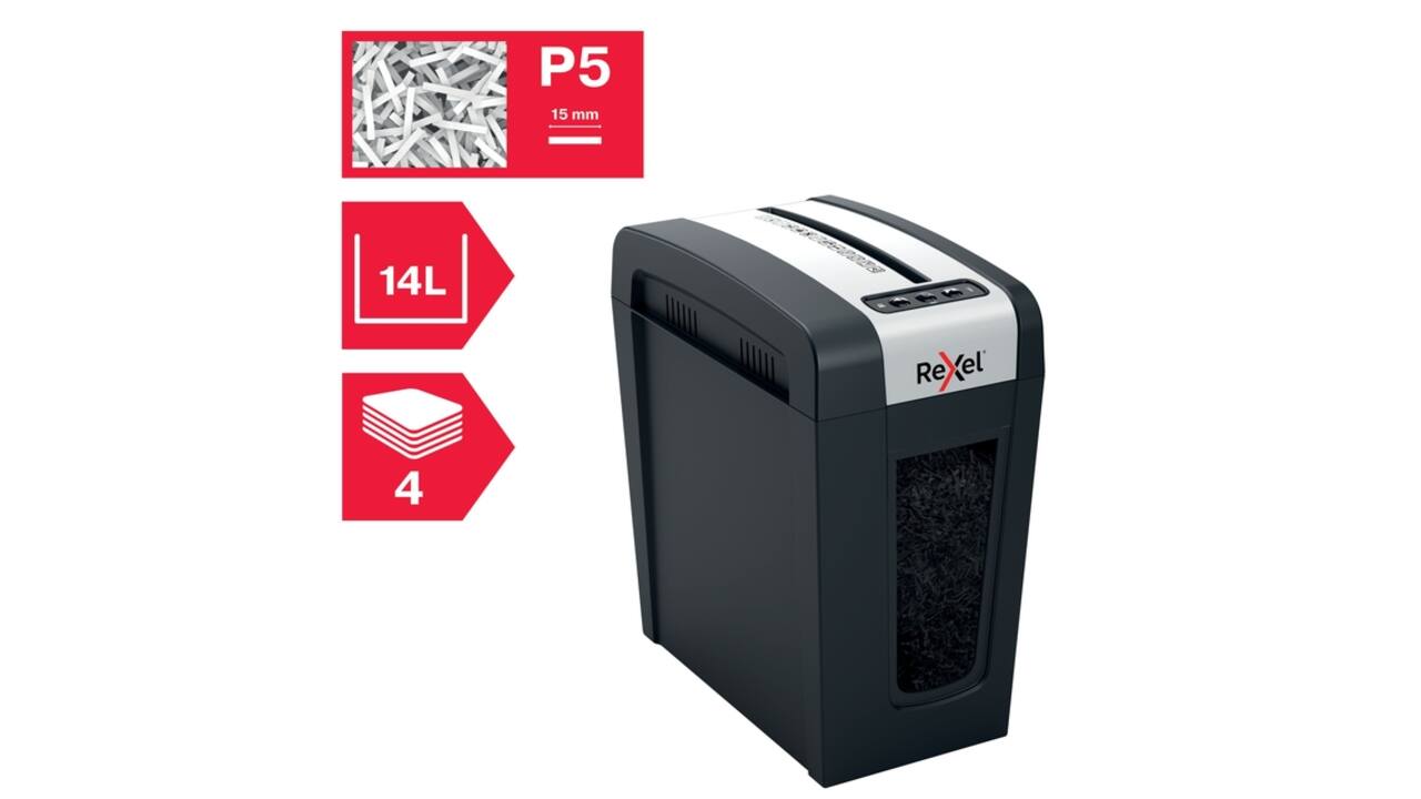 Papiervernietiger Rexel Secure MC4-SL snippers 2x15mm