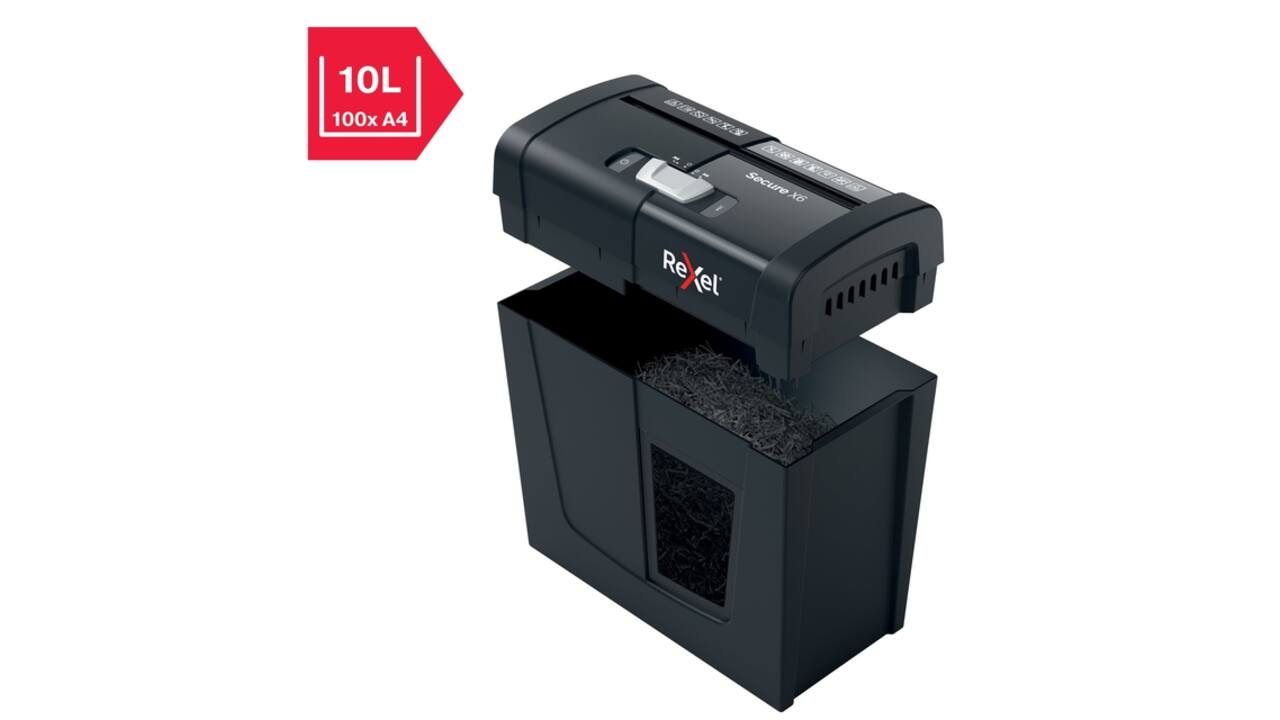 Papiervernietiger Rexel Secure X6 snippers 4x40mm
