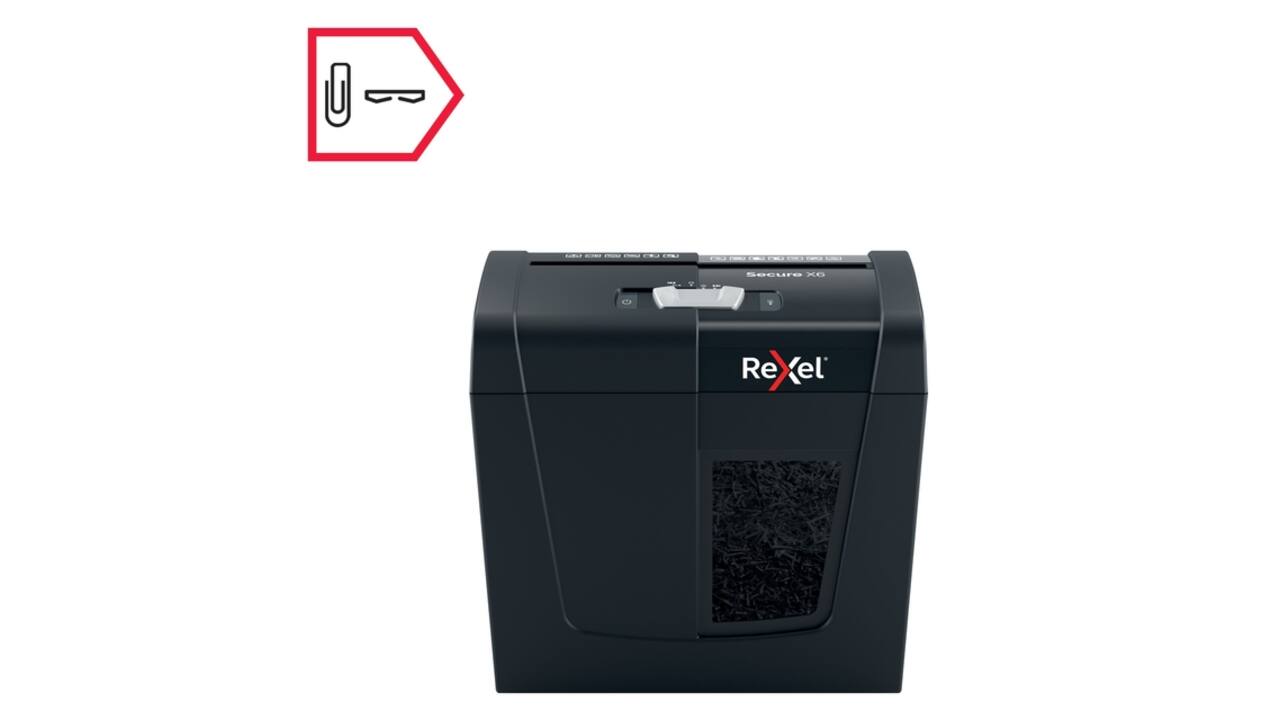 Papiervernietiger Rexel Secure X6 snippers 4x40mm