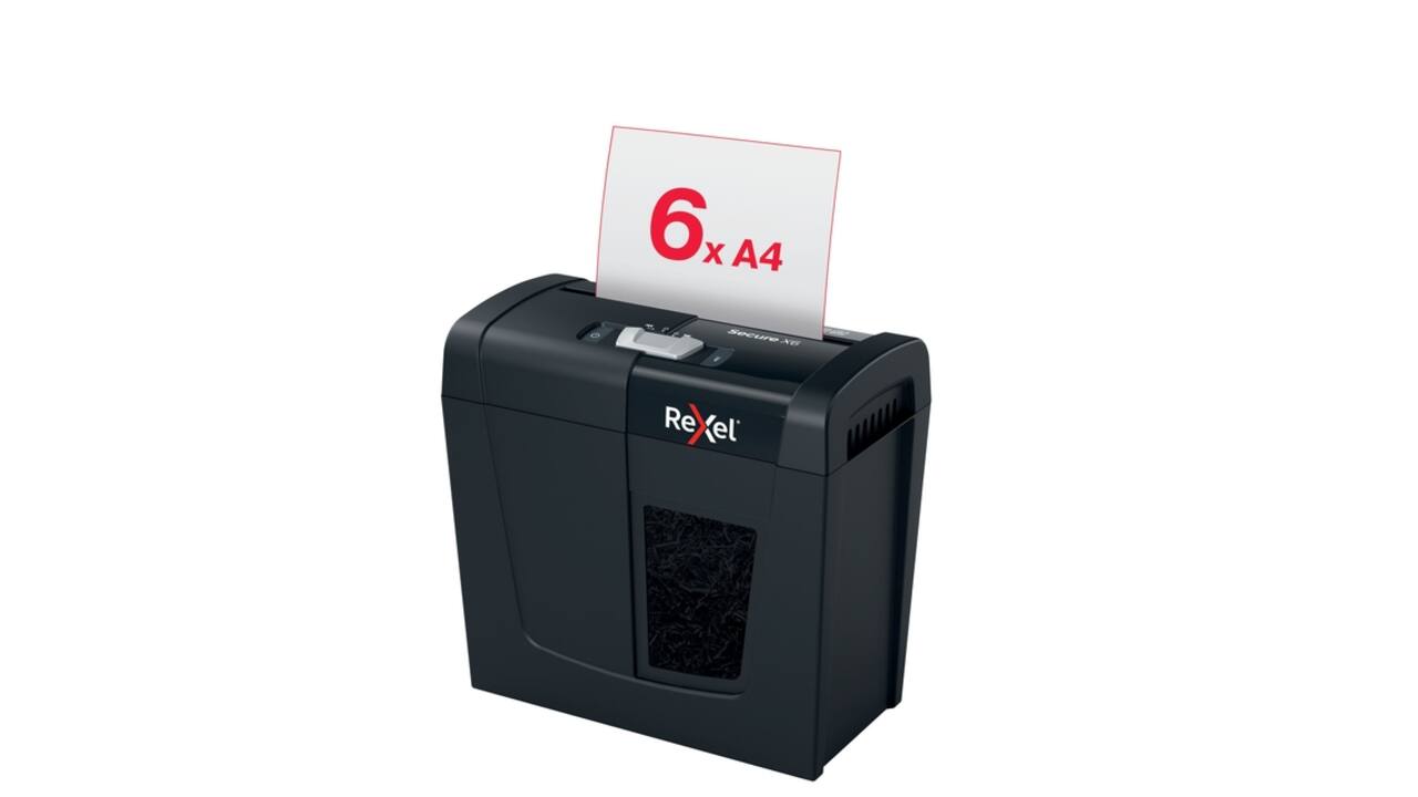 Papiervernietiger Rexel Secure X6 snippers 4x40mm