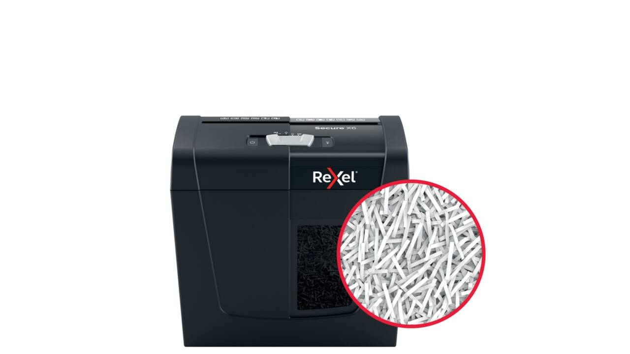 Papiervernietiger Rexel Secure X6 snippers 4x40mm