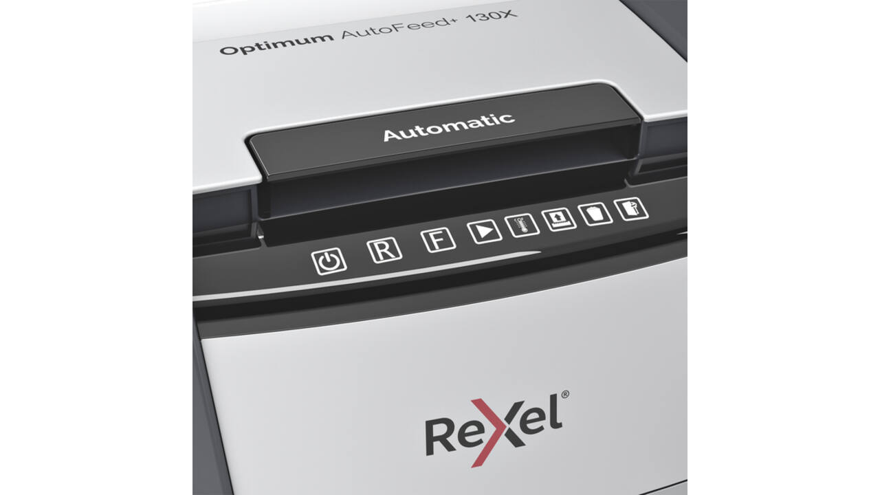 Papiervernietiger Rexel Optimum Auto+ 130X P4 snippers 4x28mm