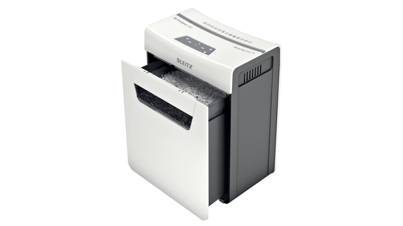 Papiervernietiger Leitz IQ Protect Premium 4M snippers 2x15mm