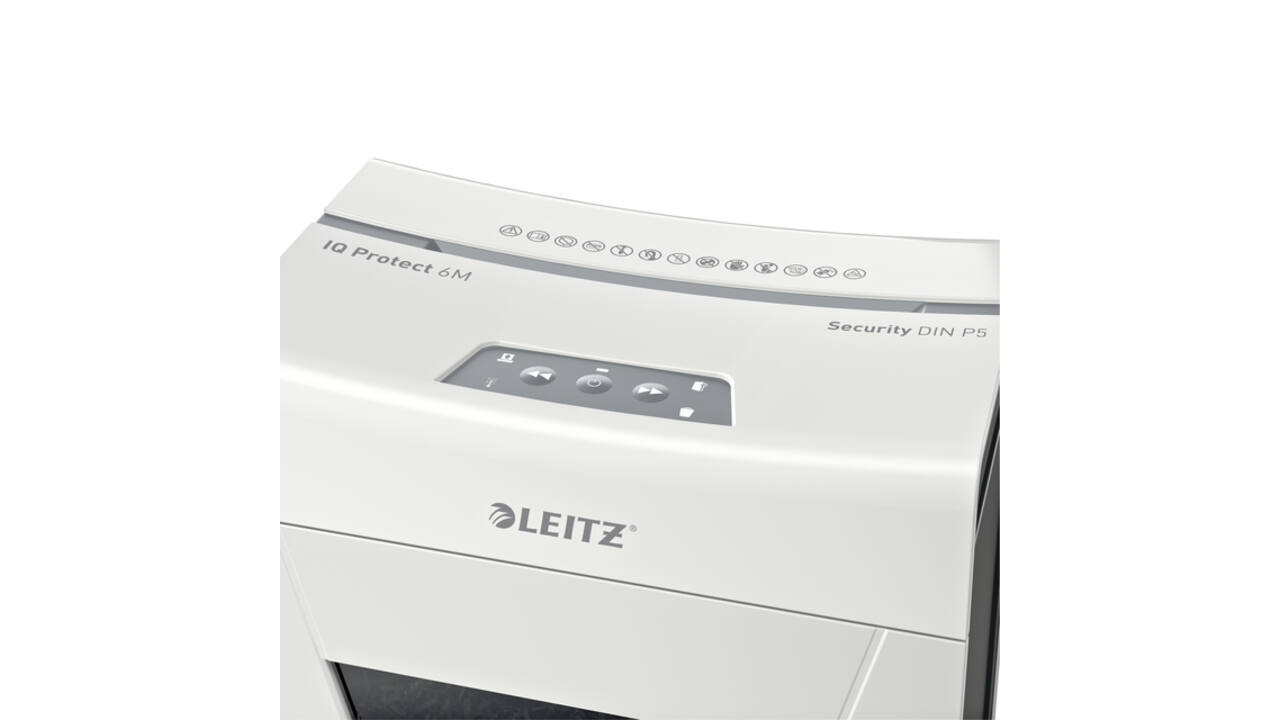Papiervernietiger Leitz IQ Protect Premium 6M snippers 2x15mm