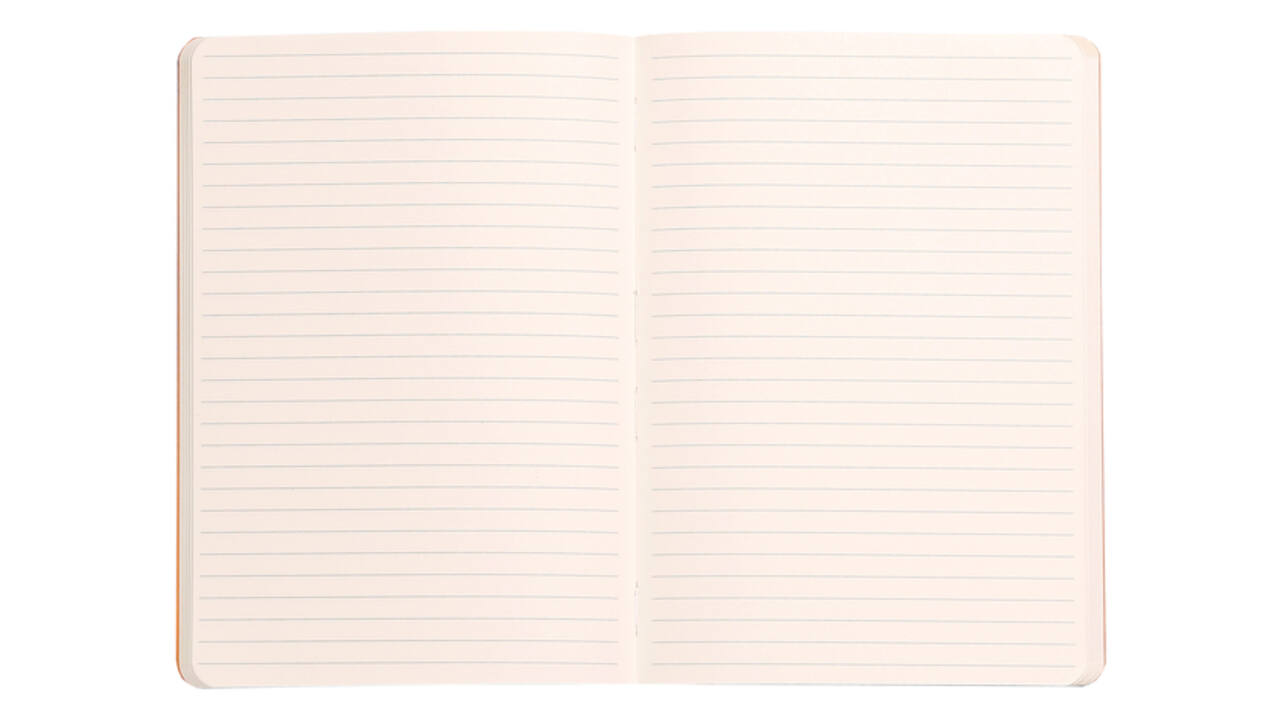 Notitieboek Rhodia A6 lijn 72 vel 90gr zwart