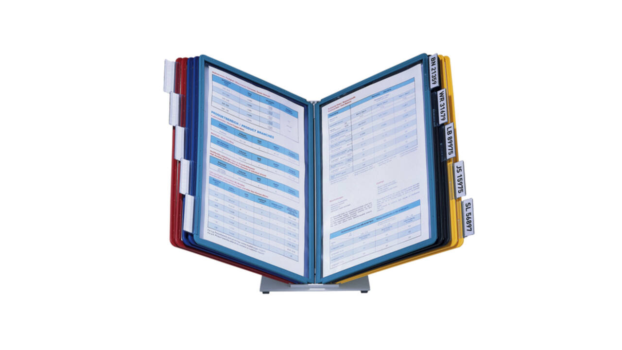 Bureaustandaard Durable Vario met 10-tassen A4 assorti