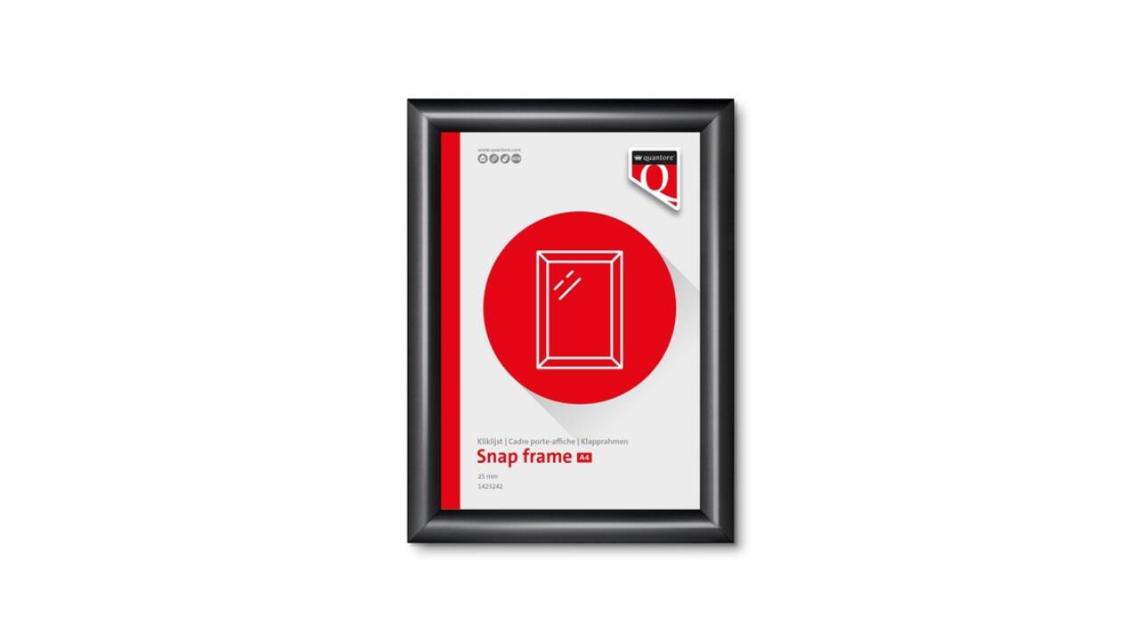 Kliklijst Quantore premium A4 25mm zwart