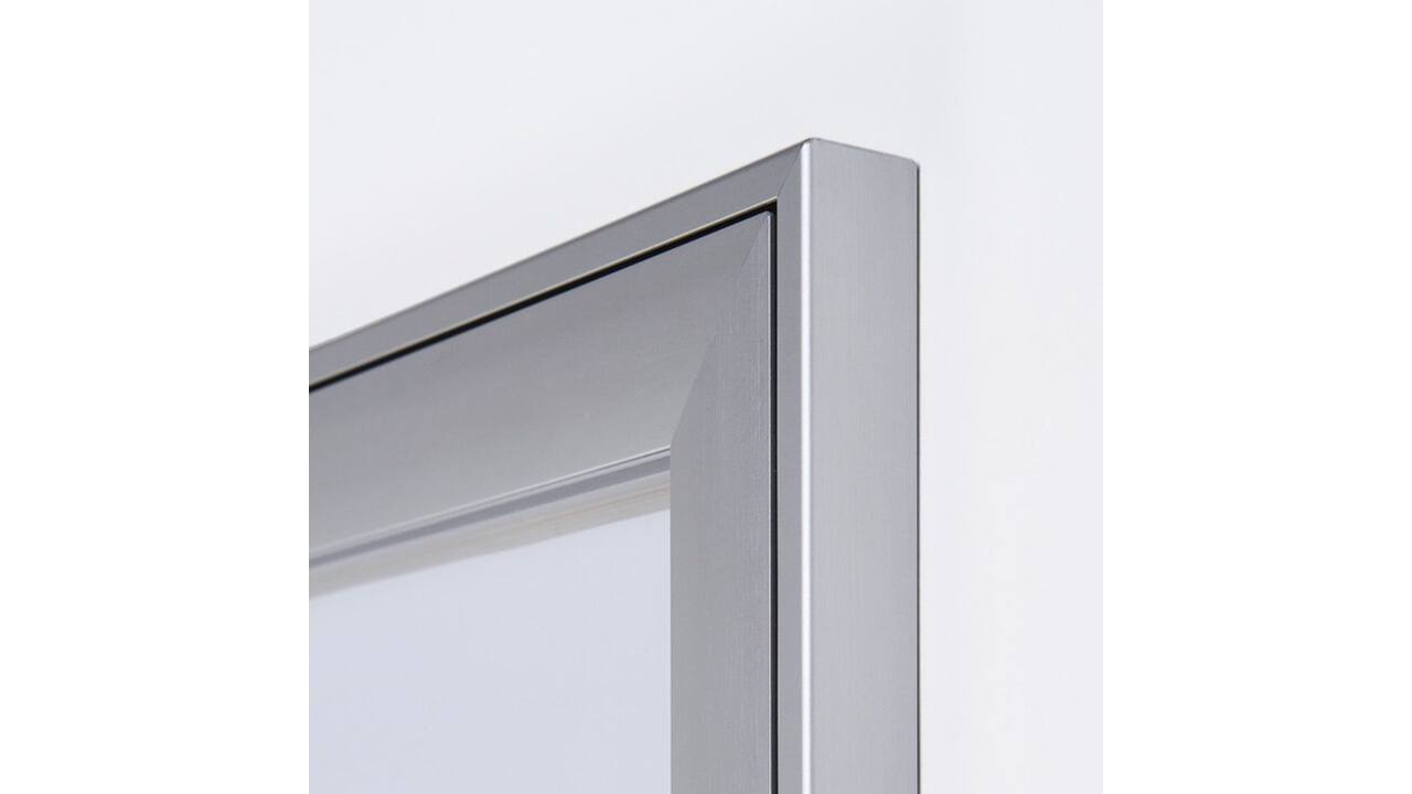 Vitrinebord Quantore luxe 2x A4 zilver