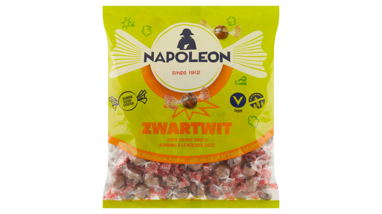 Snoep Napoleon zwart wit zak 1kg