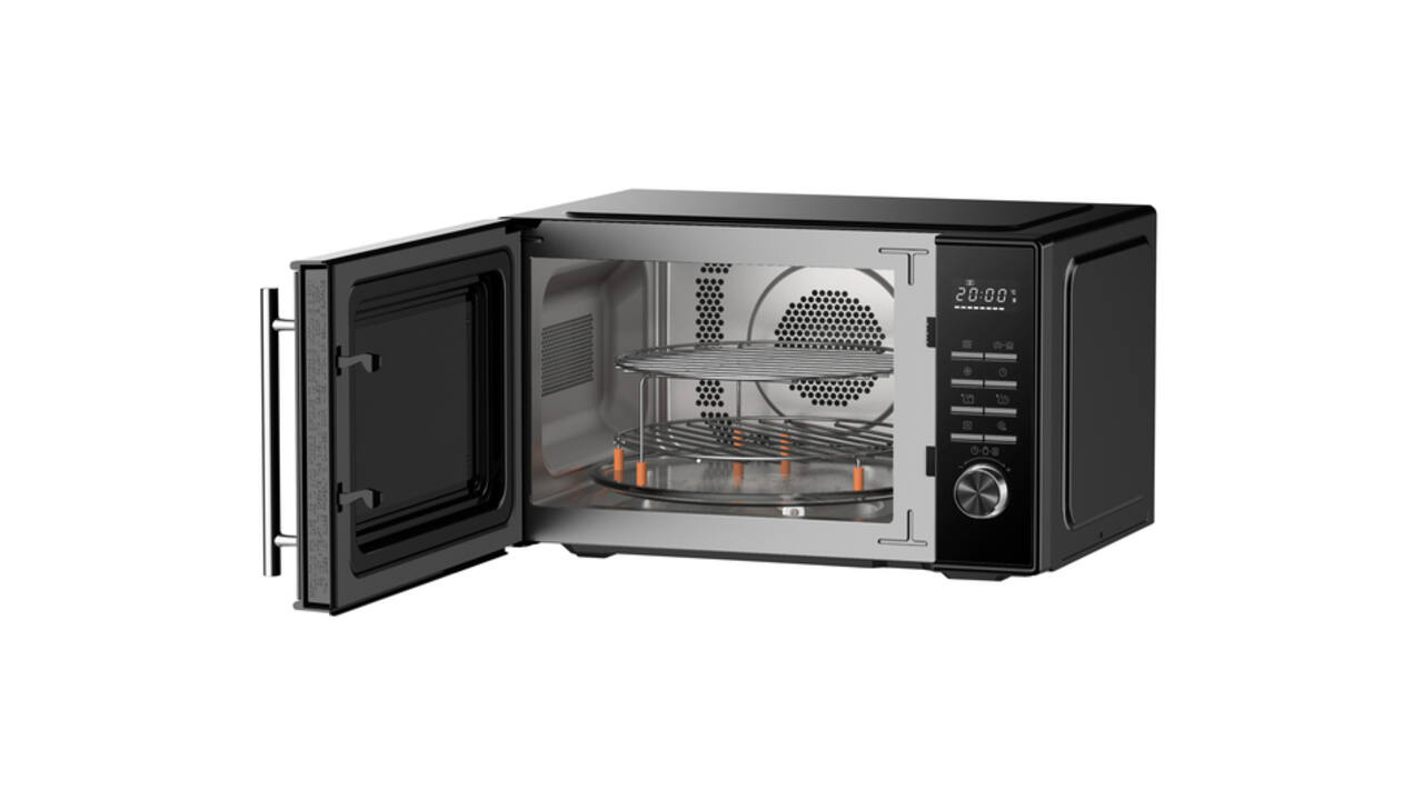 Magnetron Inventum combi 23liter 900-1700watt zwart MN237CB