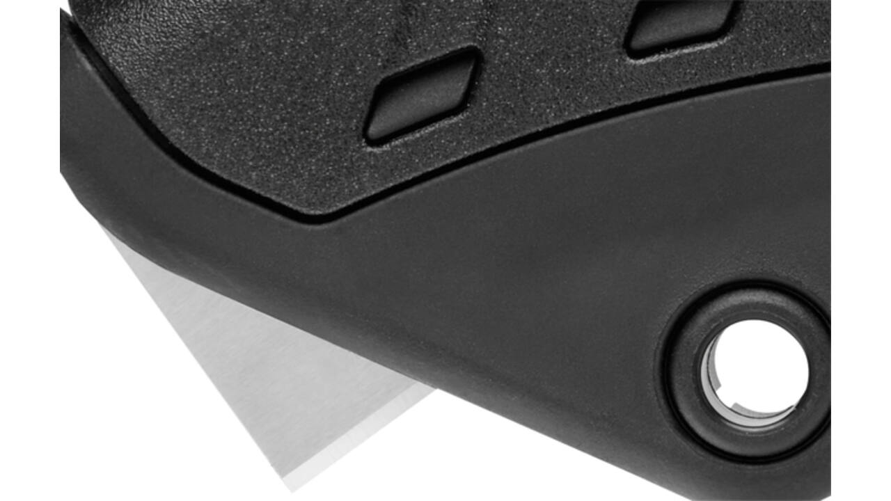 Veiligheidsmes Martor Secupro Merak rechthoekig 9mm zwart