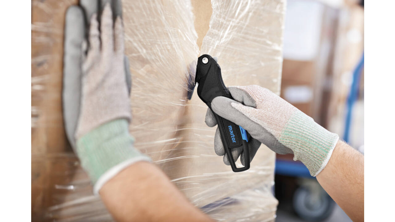 Veiligheidsmes Martor Secumax 320 rechthoekig 4mm zwart