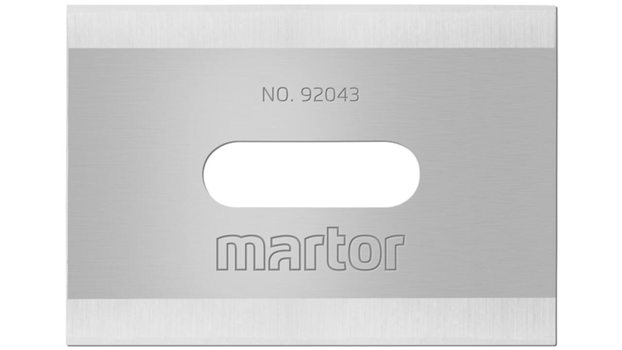 Reservemes Martor rechthoekig nr. 92043 10 stuks