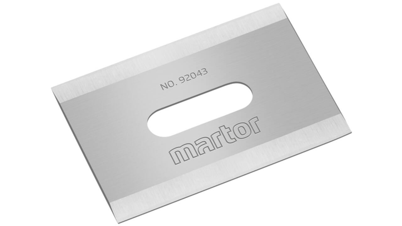 Reservemes Martor rechthoekig nr. 92043 10 stuks