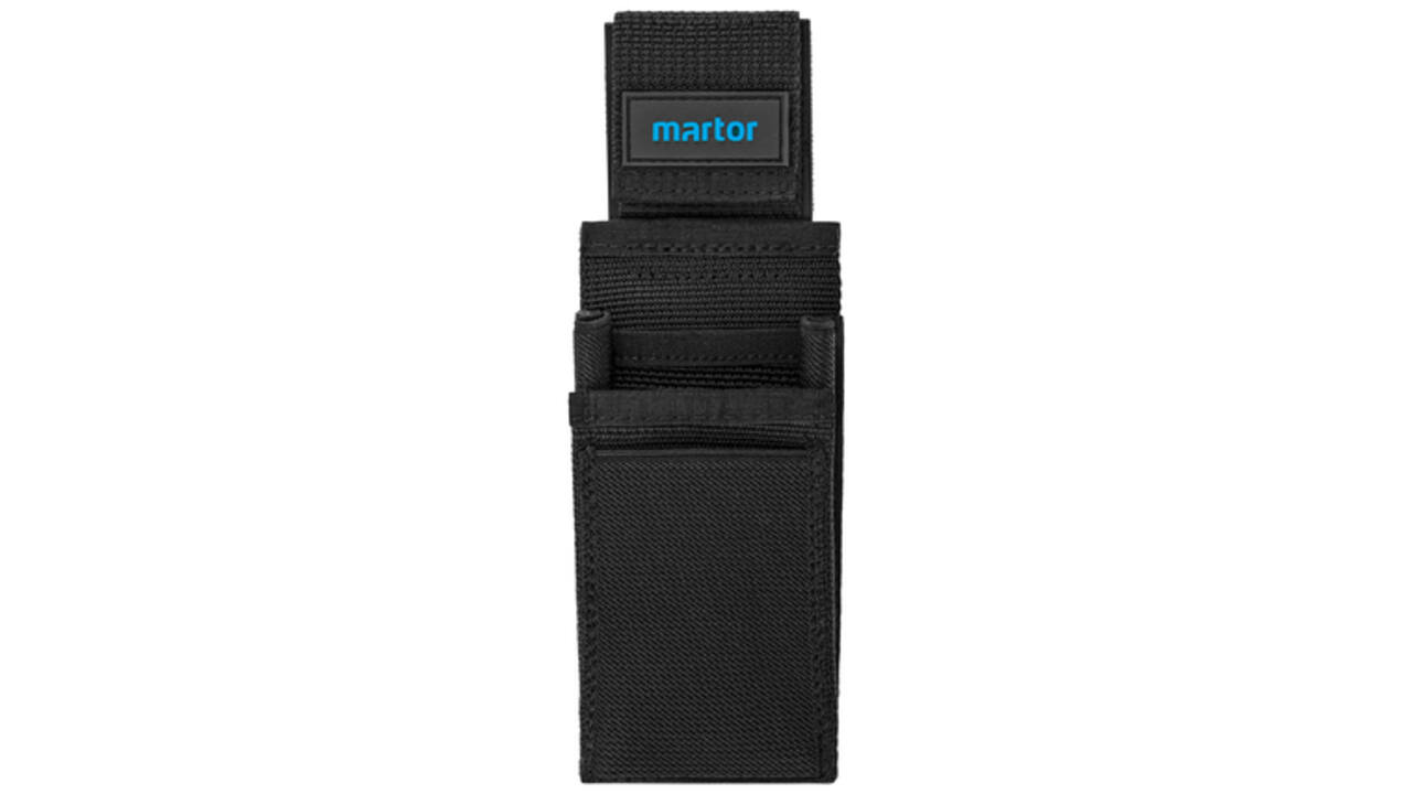 Riemtas Martor met clip L zwart