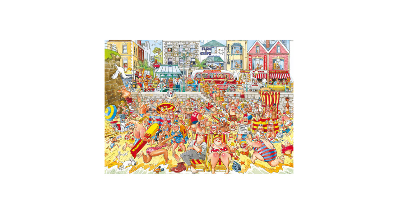Puzzel Wasgij Retro Orginal 8 Vloed 1000 stukjes