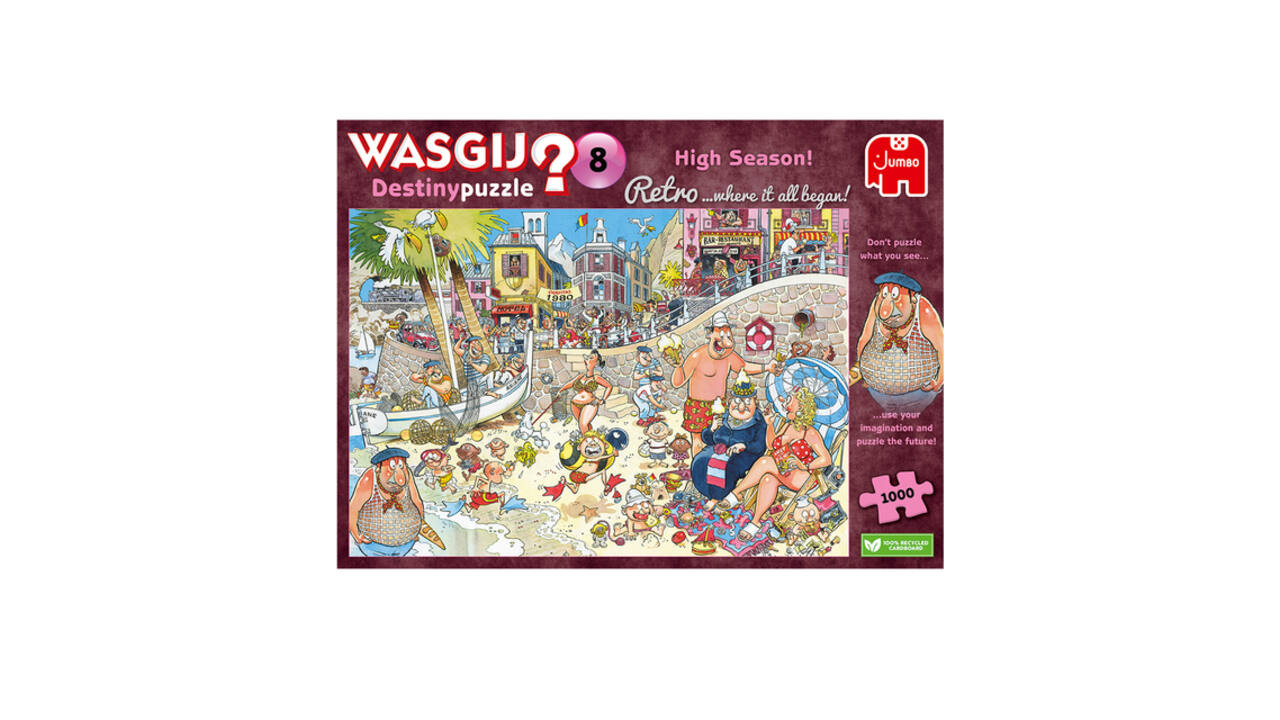Puzzel Wasgij Retro Destiny 8 Hoogseizoen 1000 stukjes