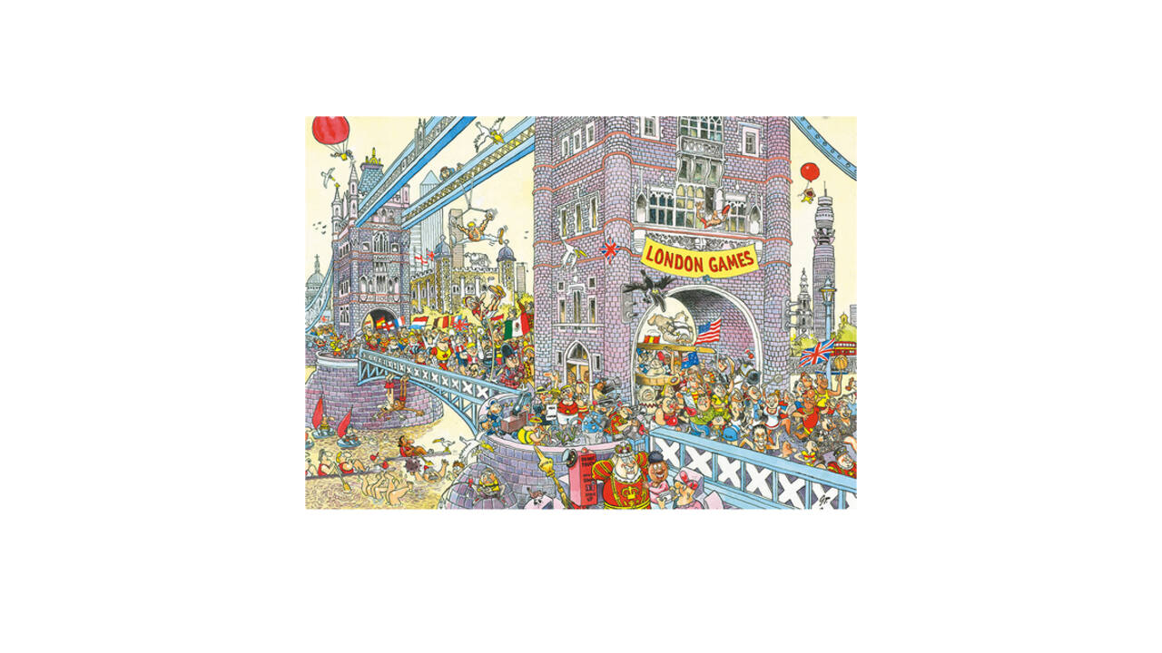 Puzzel Wasgij Retro Mystery 8 Laatste Horde 1000 stukjes