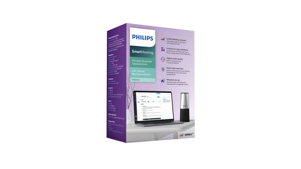 Draagbare vergadermicrofoon Philips SmartMeeting