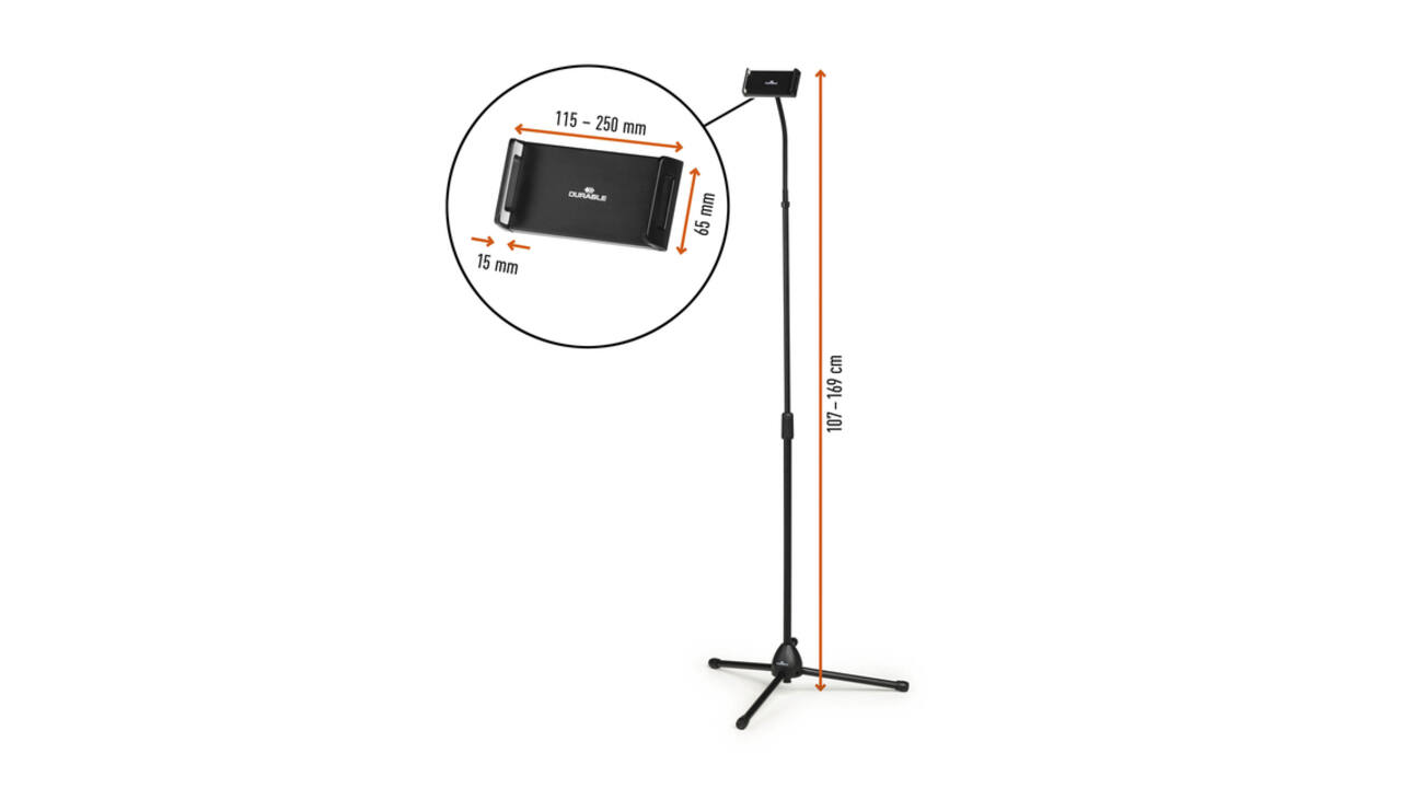 Tablethouder Durable Twist vloer