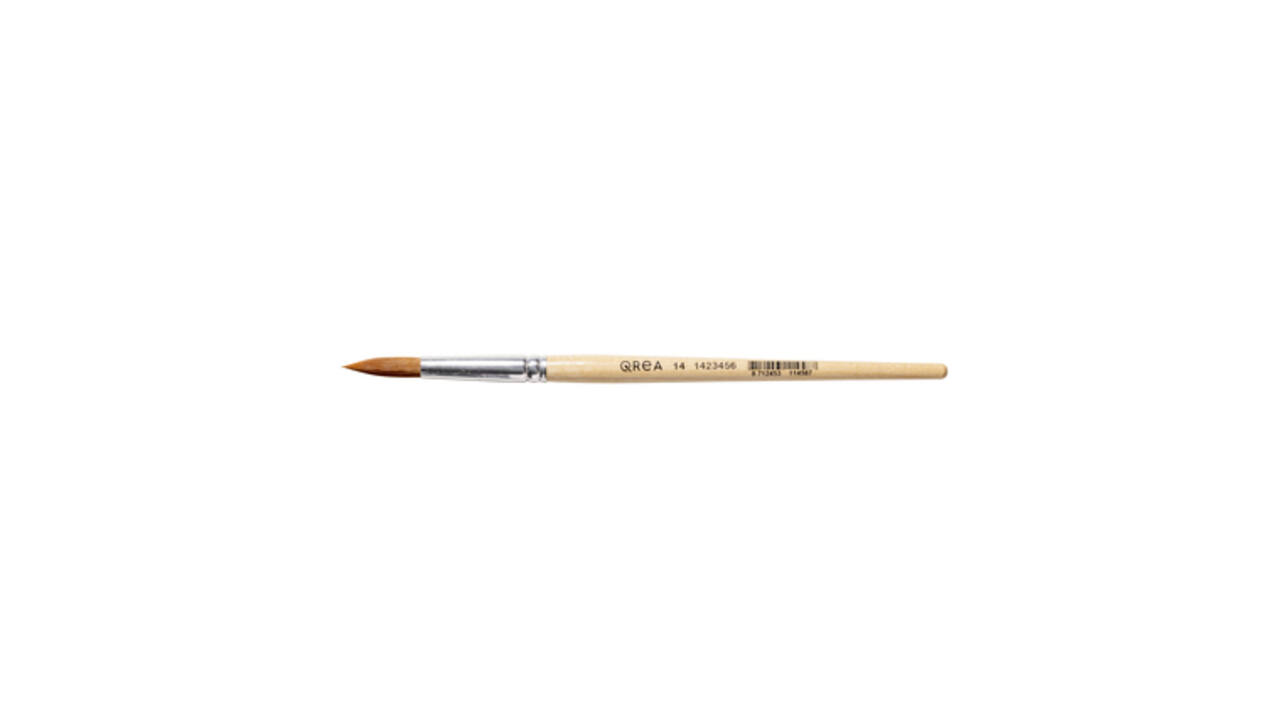 Penseel Qrea synthetisch haar nr 14 breedte 9,6mm